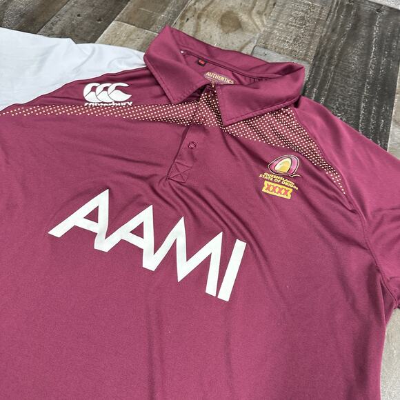 Queensland Maroons NRL Polo Shirt Size 2XL QLD Rugby League State Of Origin - Picture 14 of 14